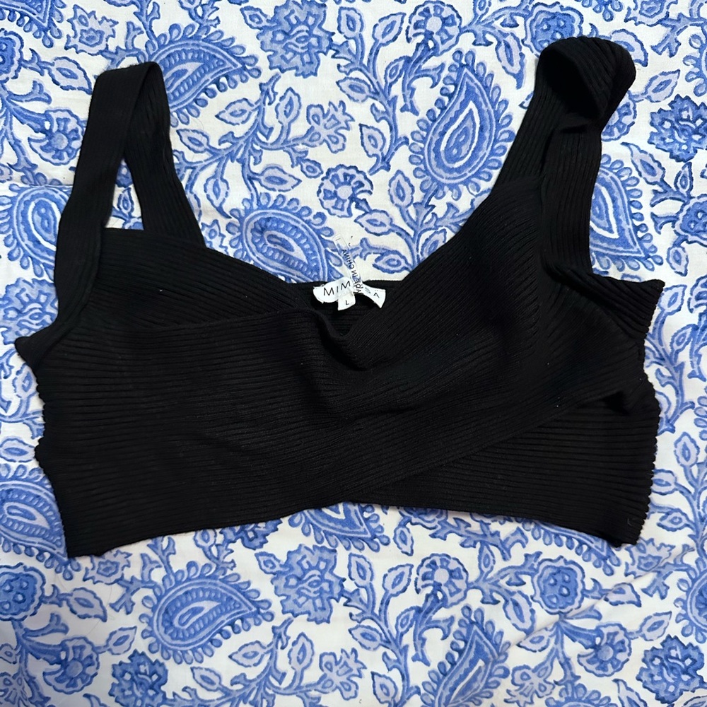 Mimosa Wrap cropped tank / Bra